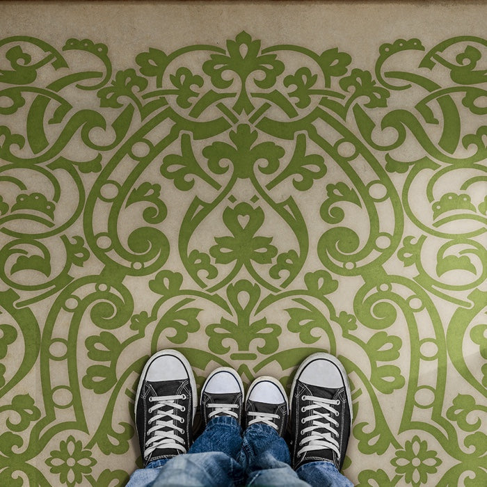 Pattern 77 Schubert Vinyl Floor Cloth