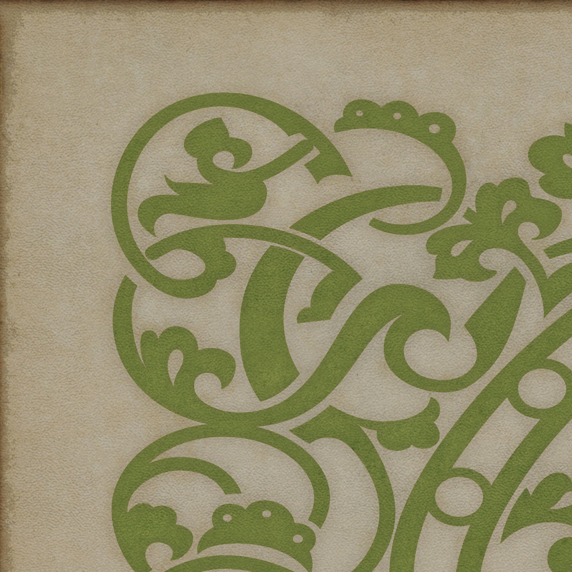 Pattern 77 Schubert Vinyl Floor Cloth