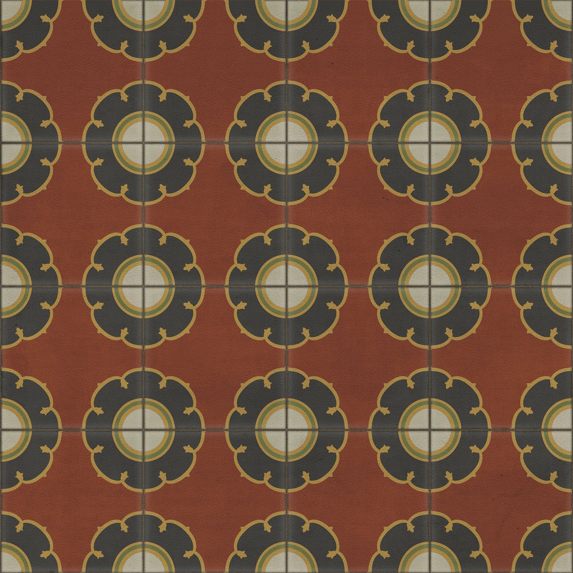 Pattern 78 Cabaret Vinyl Floor Cloth