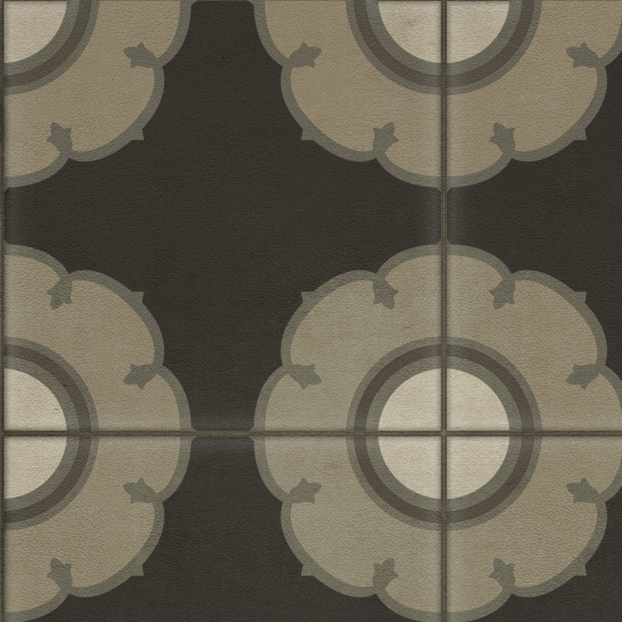 Pattern 78 Smoke Gets In Your Eyes Vinyl Floor Cloth