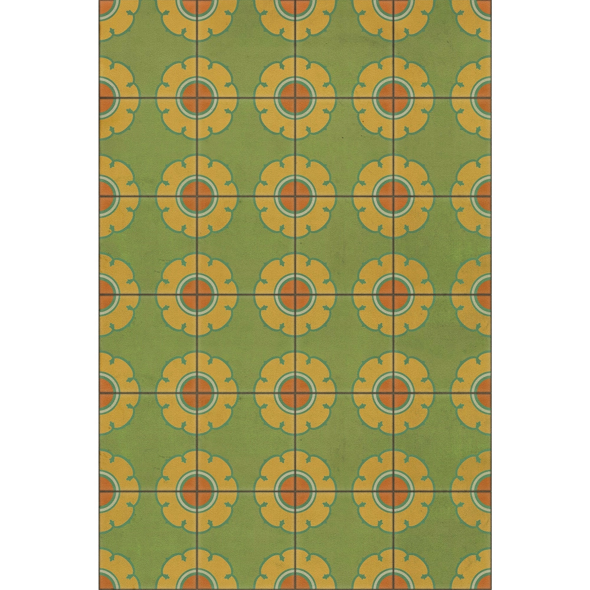 Pattern 78 That 70S Vinyl Floor Cloth