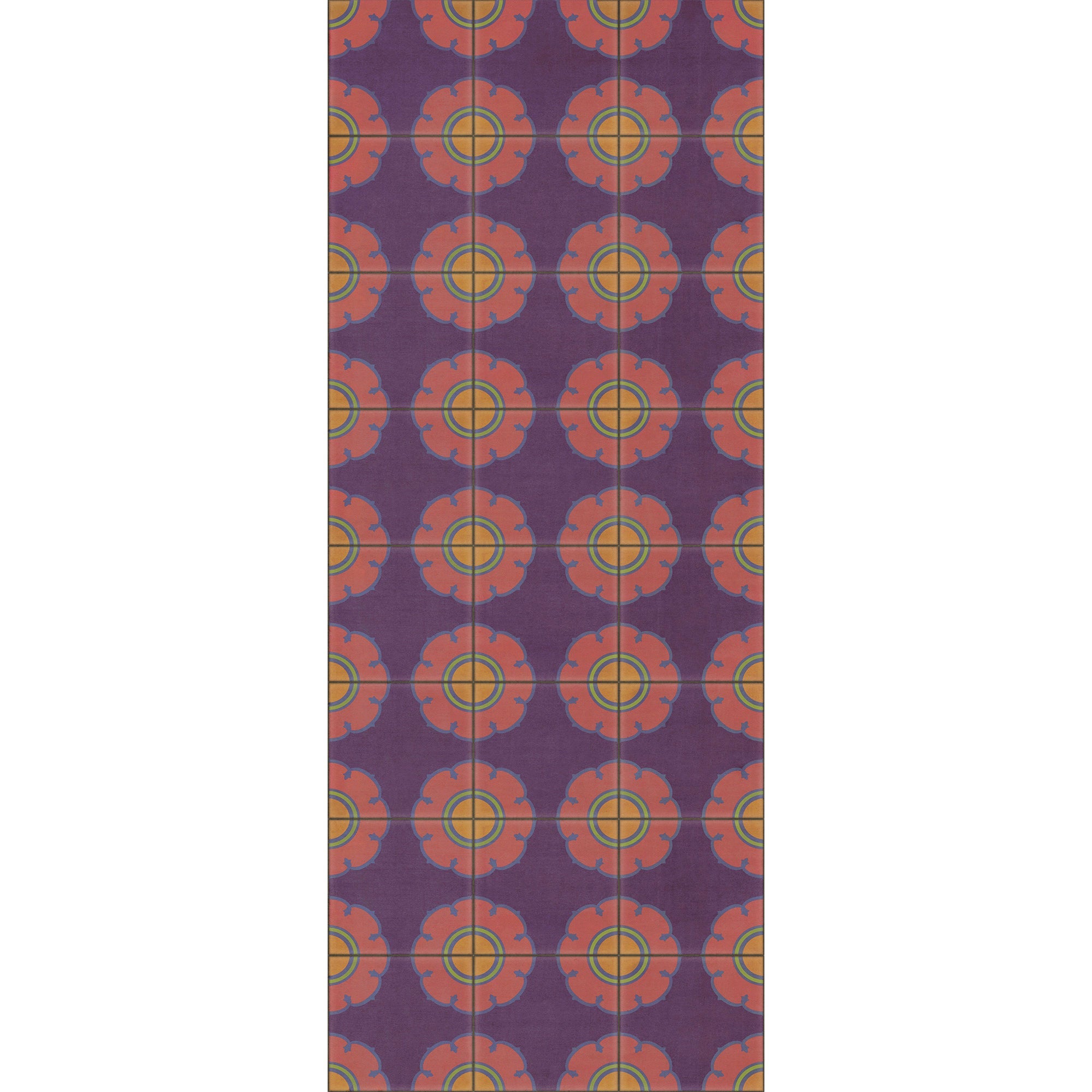 Pattern 78 Tutti Frutti Vinyl Floor Cloth