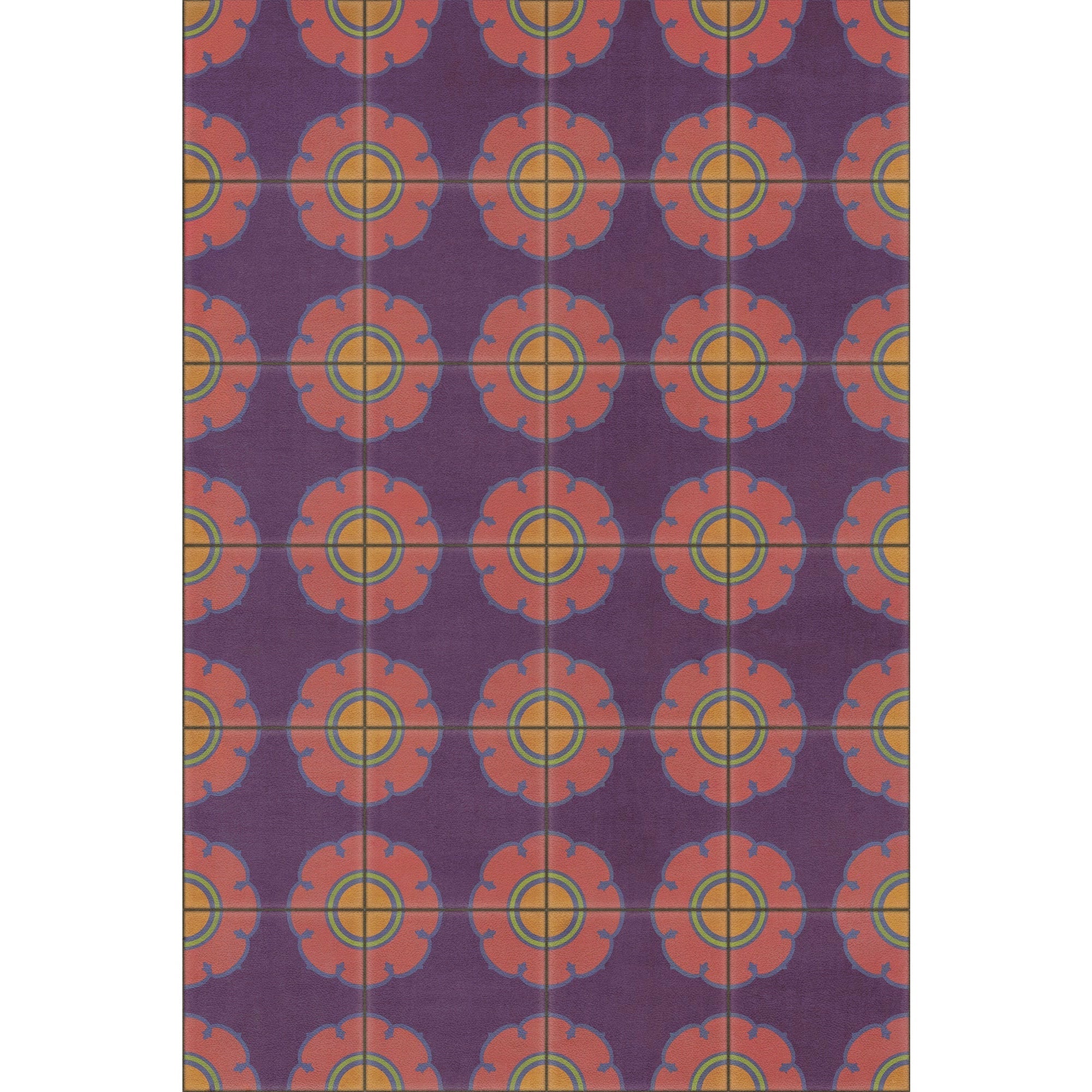 Pattern 78 Tutti Frutti Vinyl Floor Cloth
