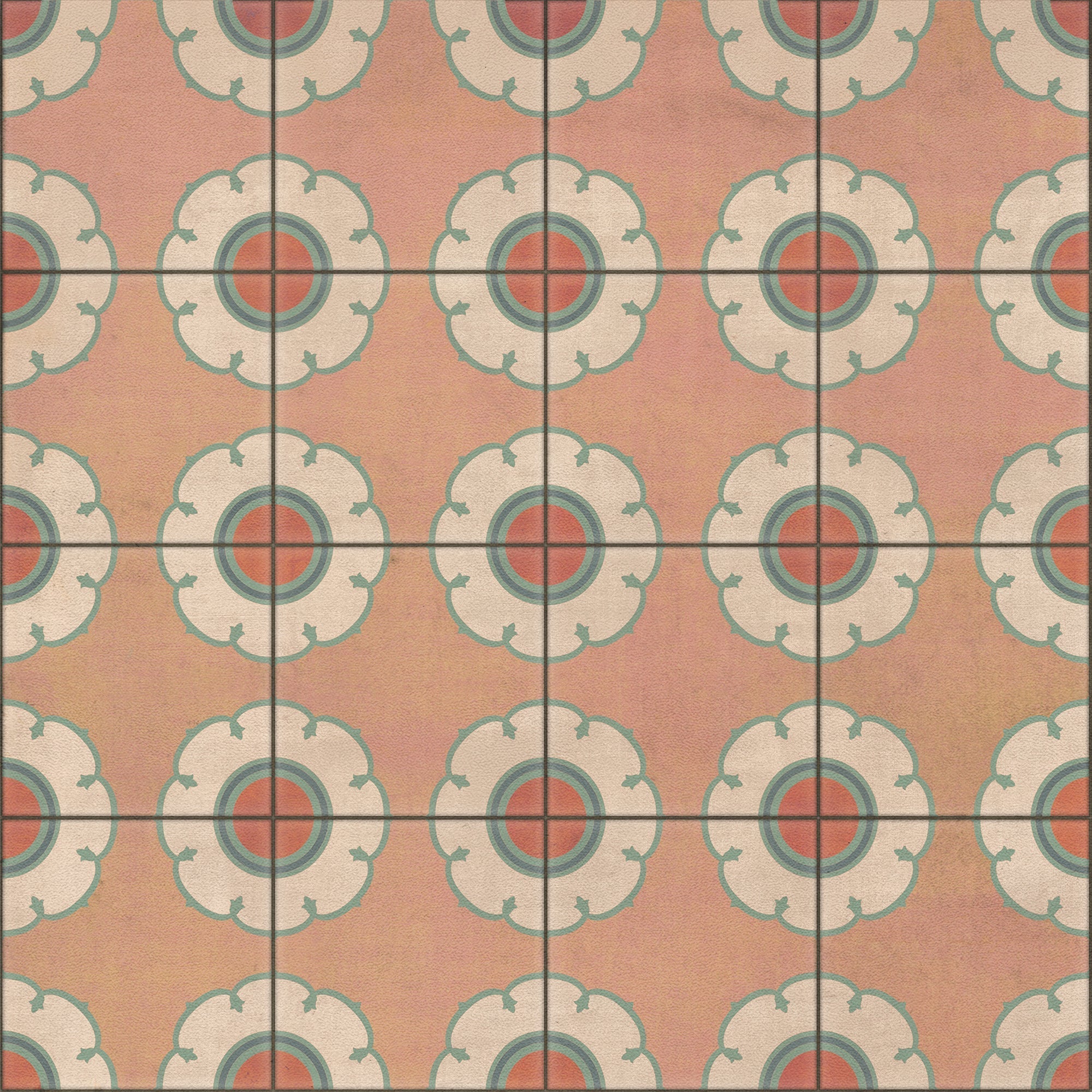 Pattern 78 Wake Up Little Susie Vinyl Floor Cloth