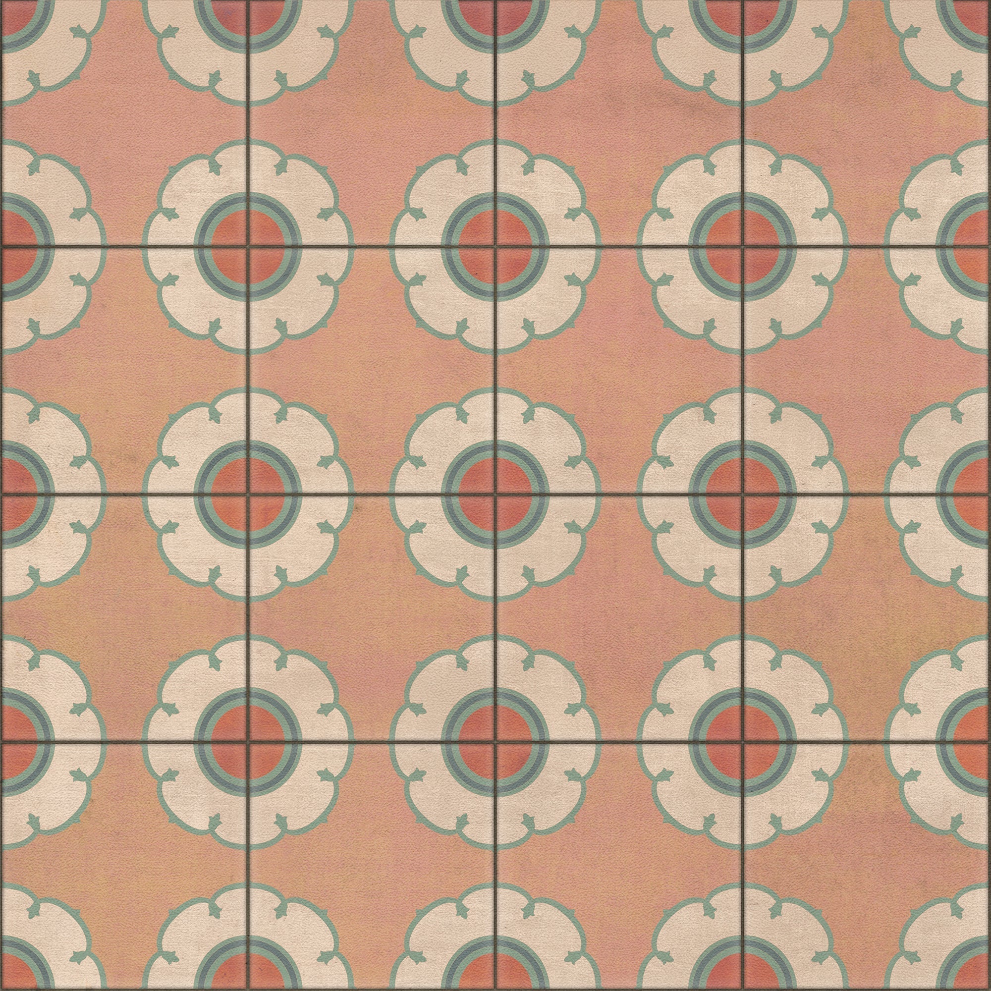 Pattern 78 Wake Up Little Susie Vinyl Floor Cloth