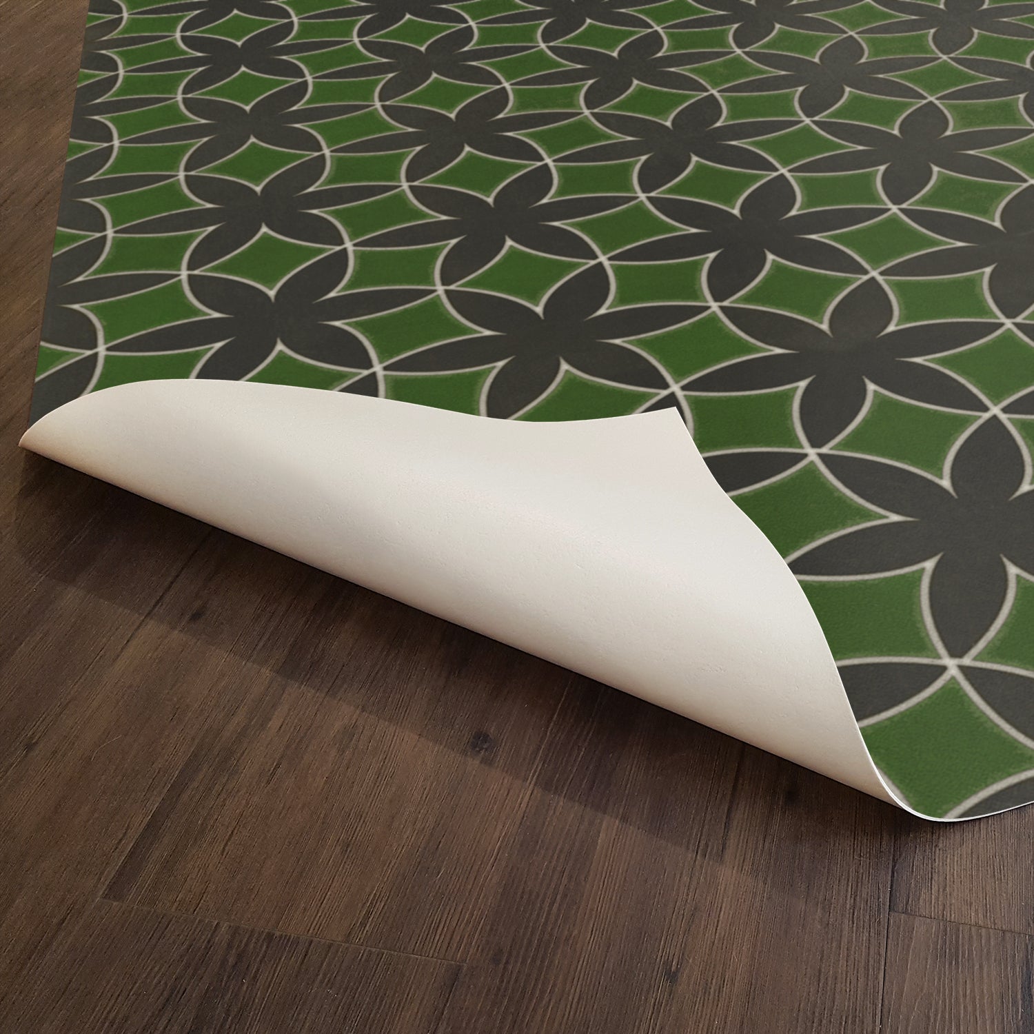 Pattern 79 How Green Was My Valley Vinyl Floor Cloth