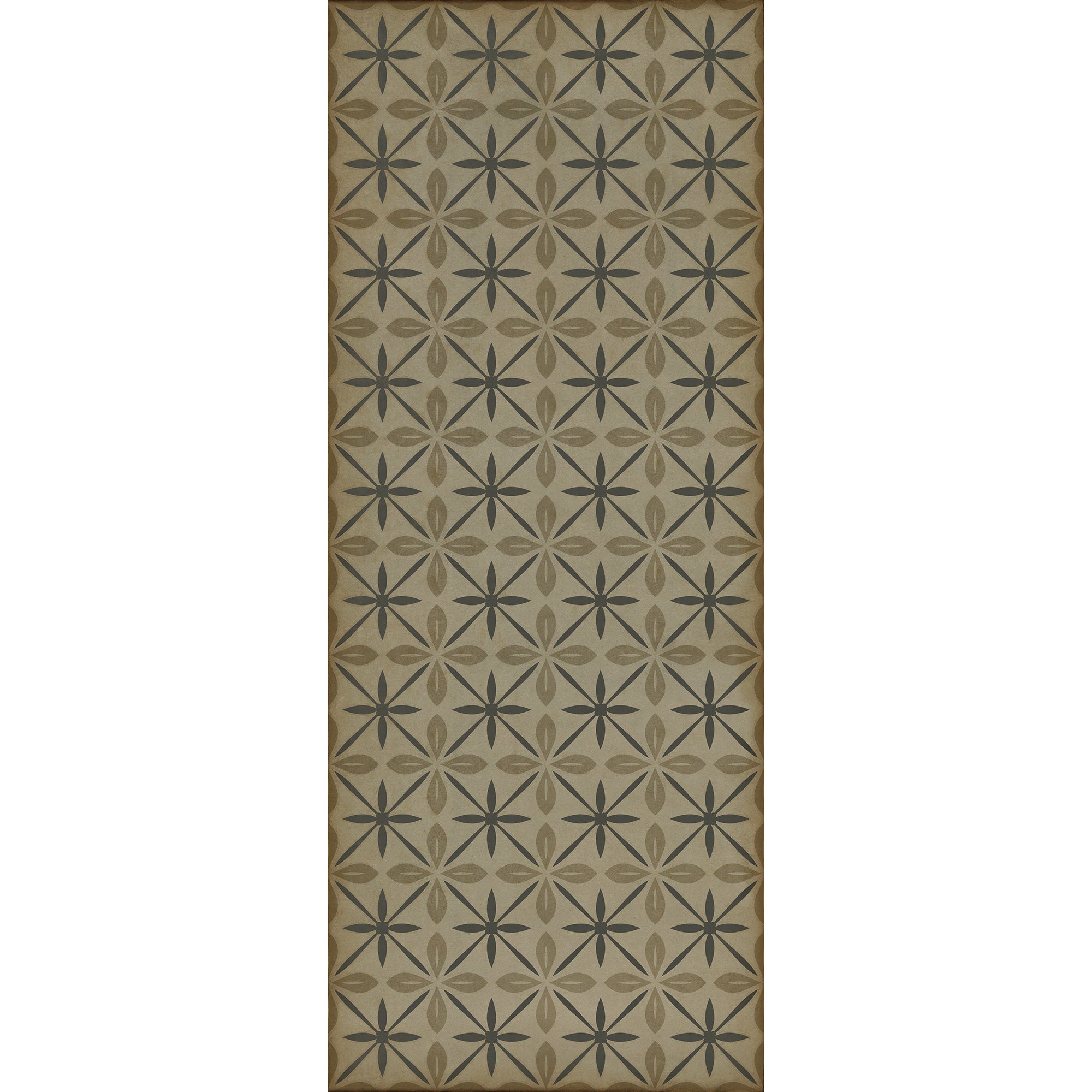 Pattern 81 Dining Car Vinyl Floor Cloth