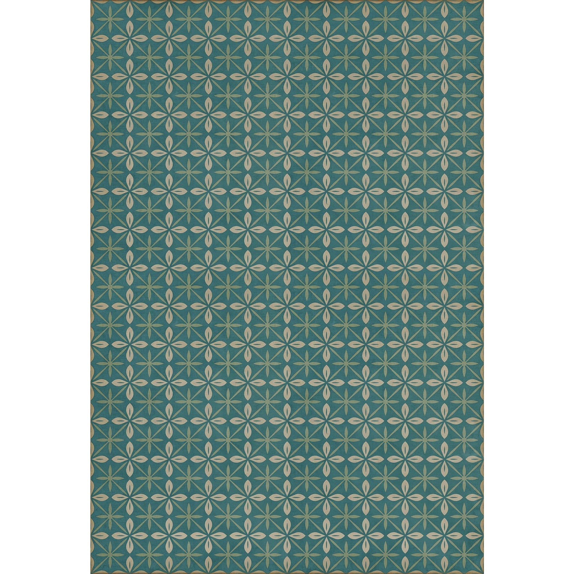 Pattern 81 Oceanside Inn Vinyl Floor Cloth