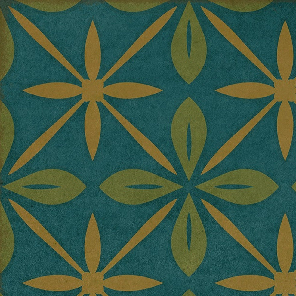 Pattern 81 The Garden Room Vinyl Floor Cloth