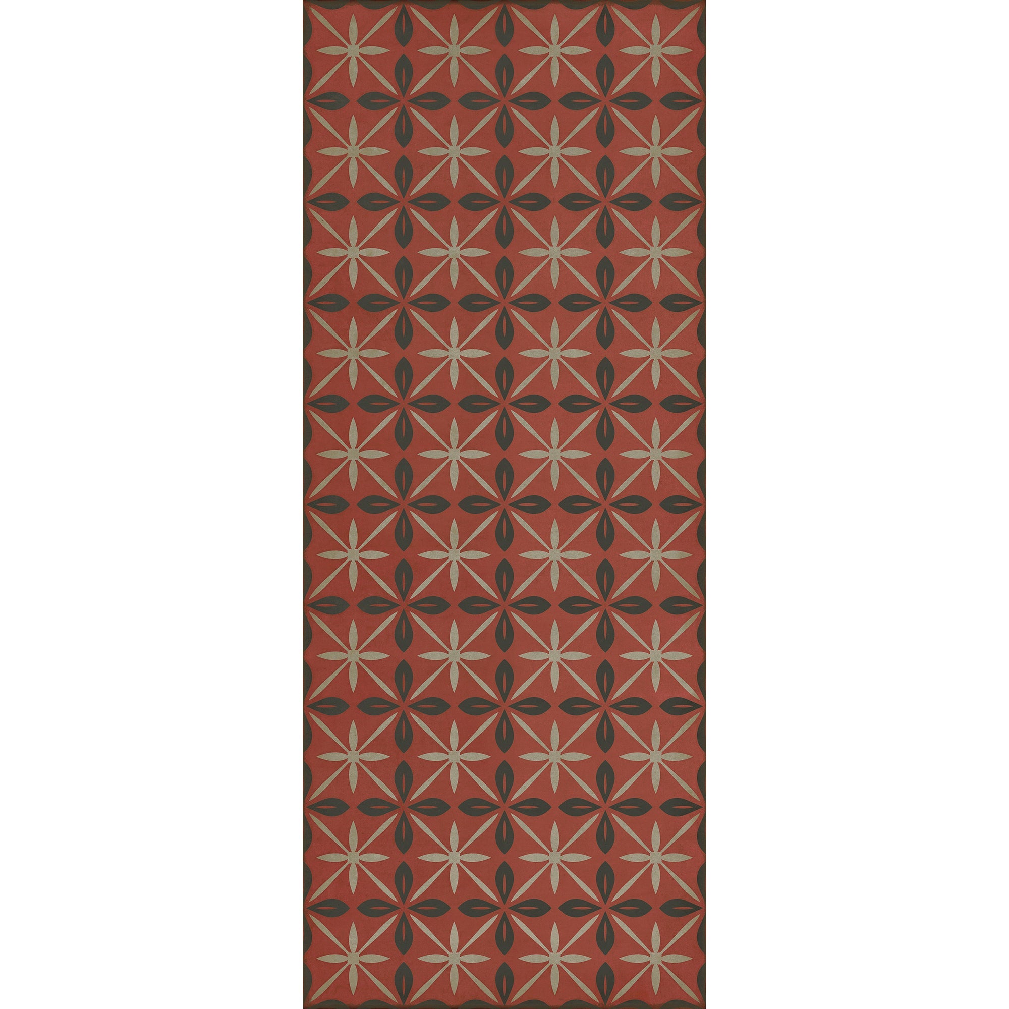 Pattern 81 the Atomic Diner Vinyl Floor Cloth