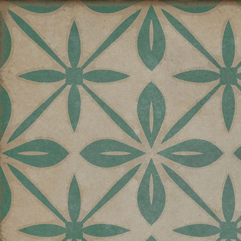 Pattern 81 the Bluebird Cafe Vinyl Floor Cloth