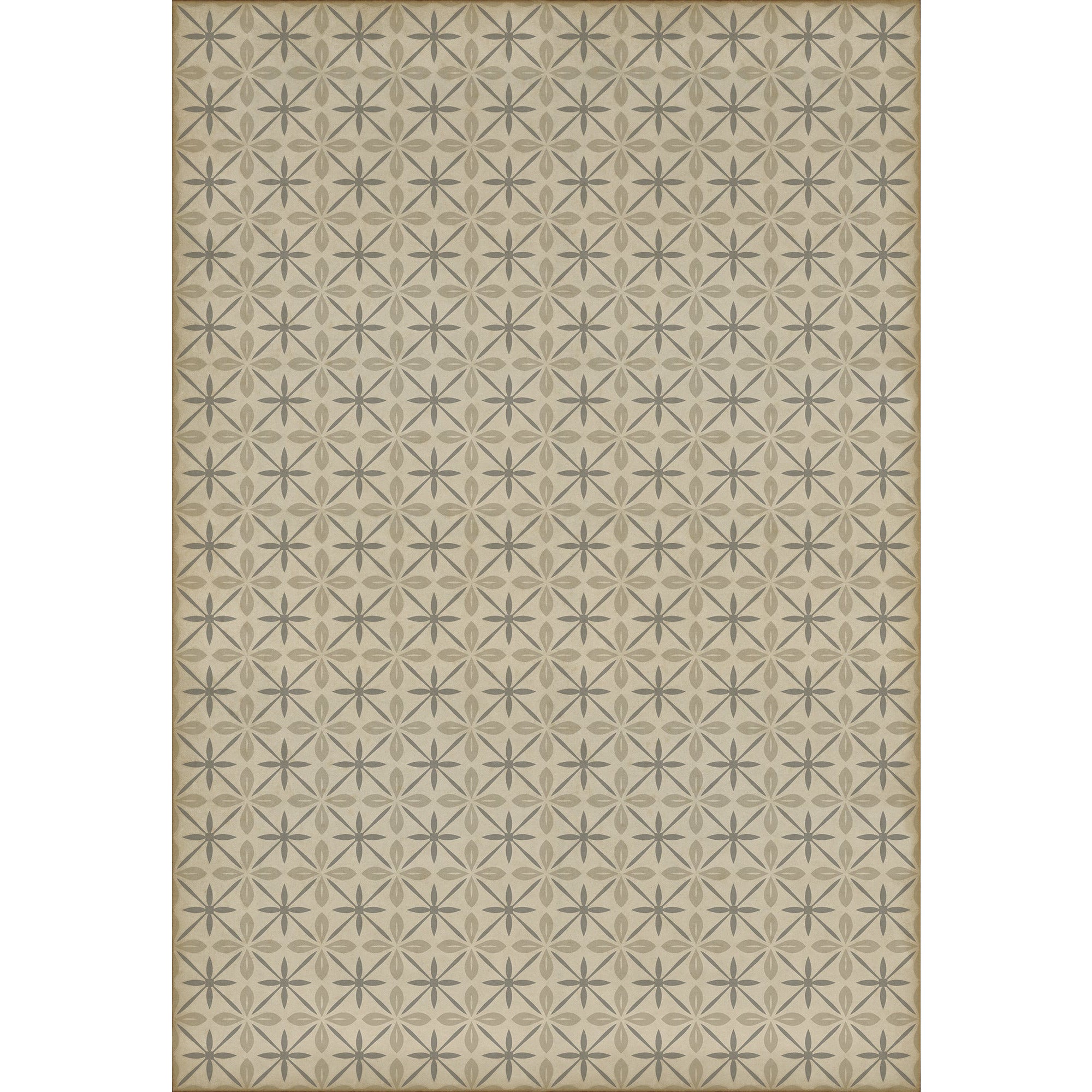 Pattern 81 the Carhop Vinyl Floor Cloth