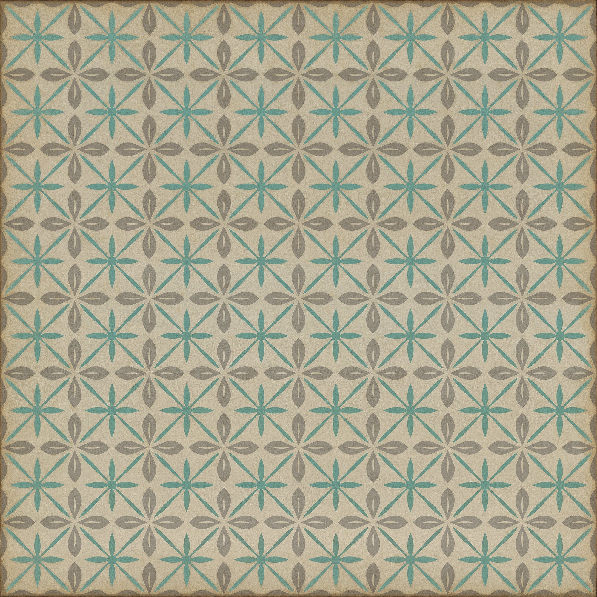 Pattern 81 the Soda Fountain Vinyl Floor Cloth