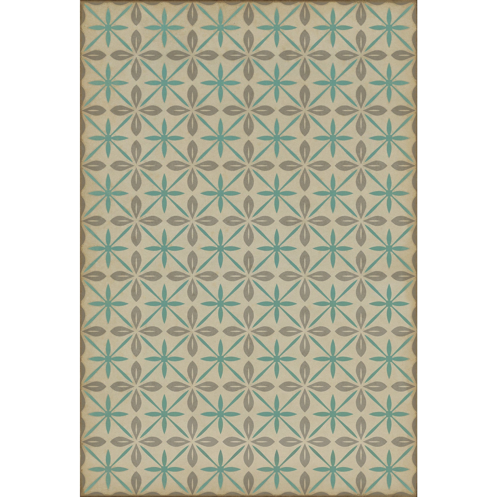 Pattern 81 the Soda Fountain Vinyl Floor Cloth