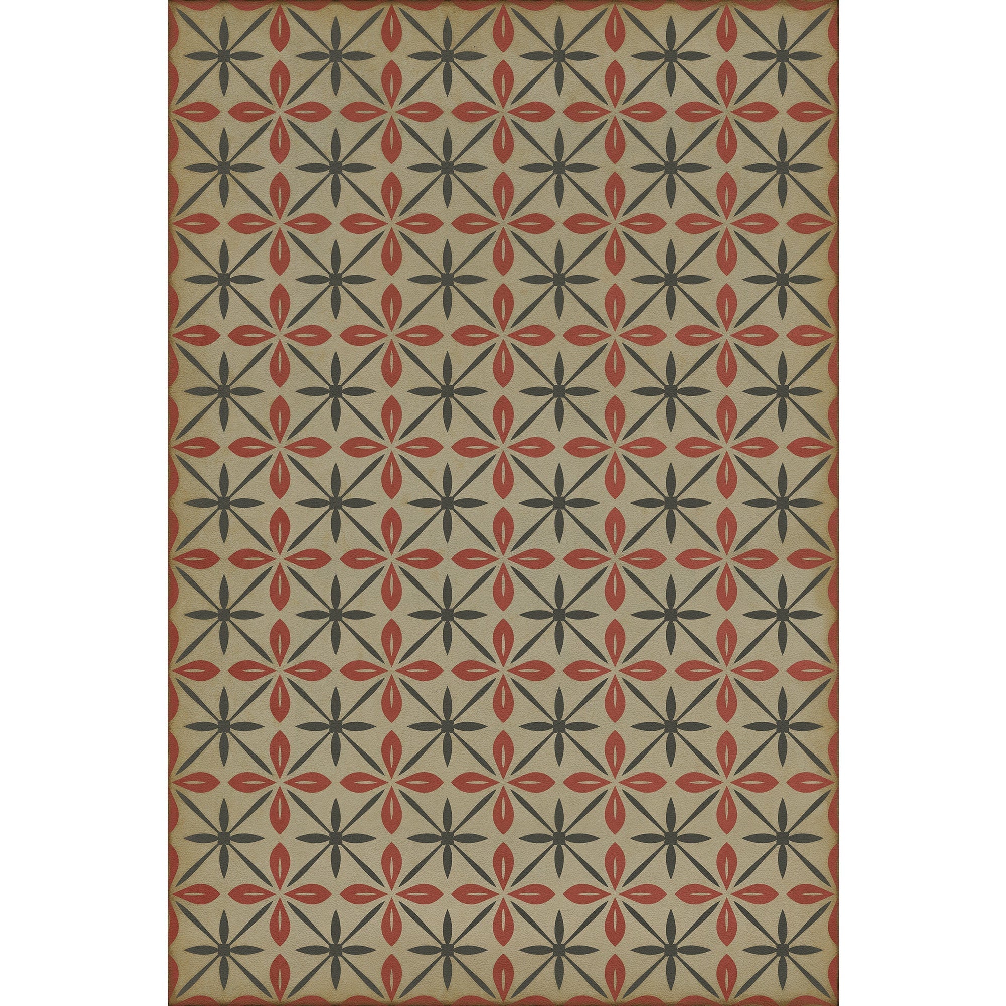 Pattern 81 the Soda Jerk Vinyl Floor Cloth