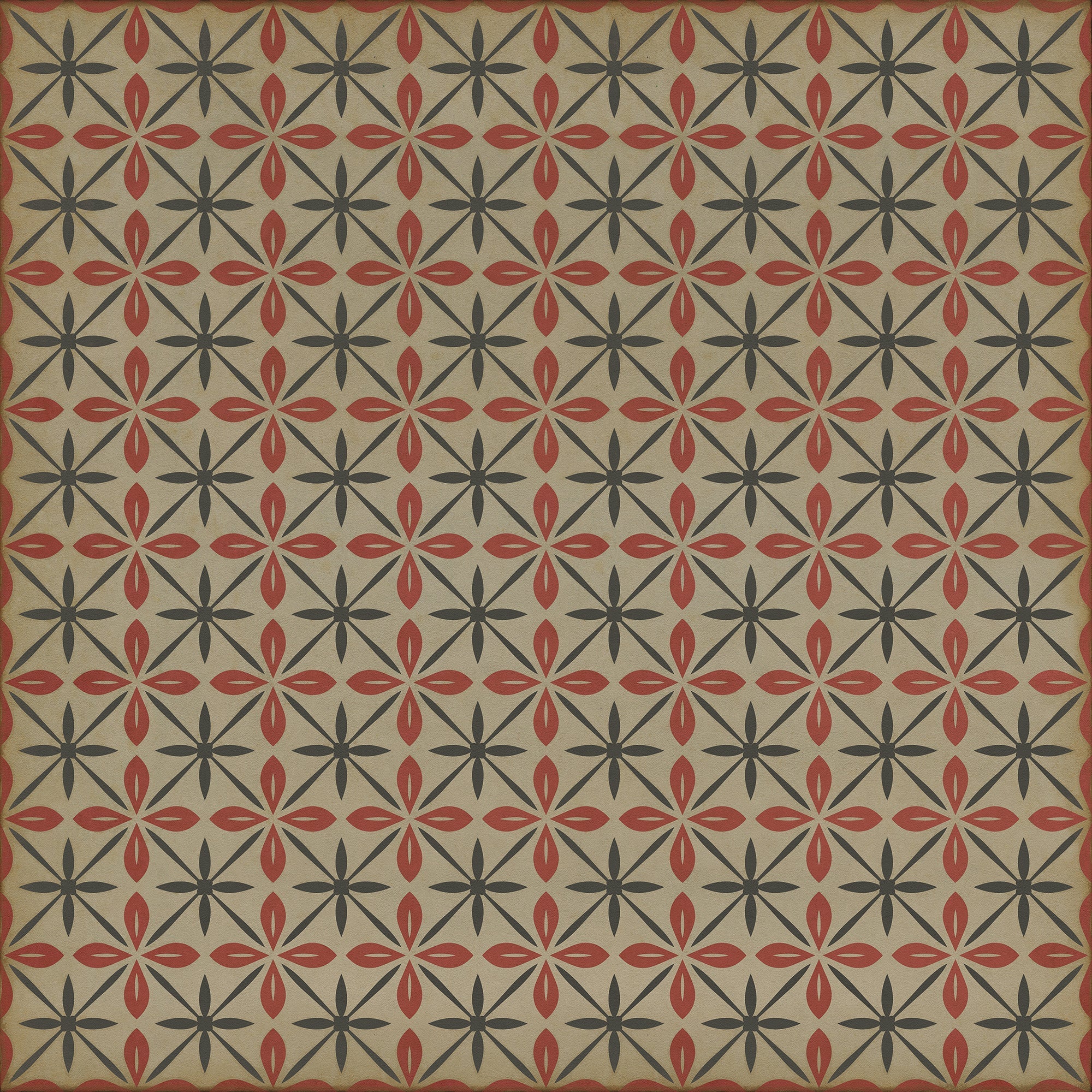 Pattern 81 the Soda Jerk Vinyl Floor Cloth