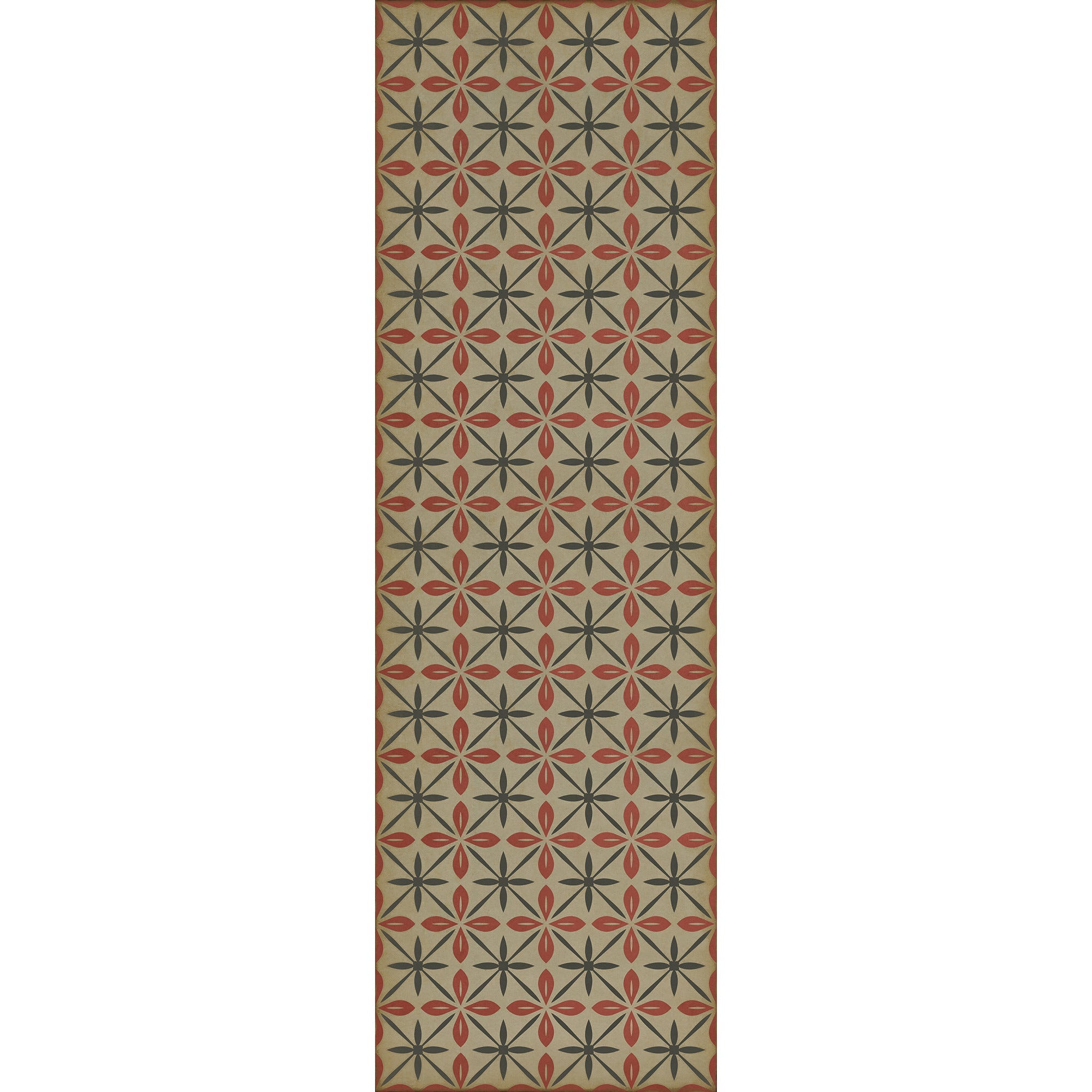 Pattern 81 the Soda Jerk Vinyl Floor Cloth