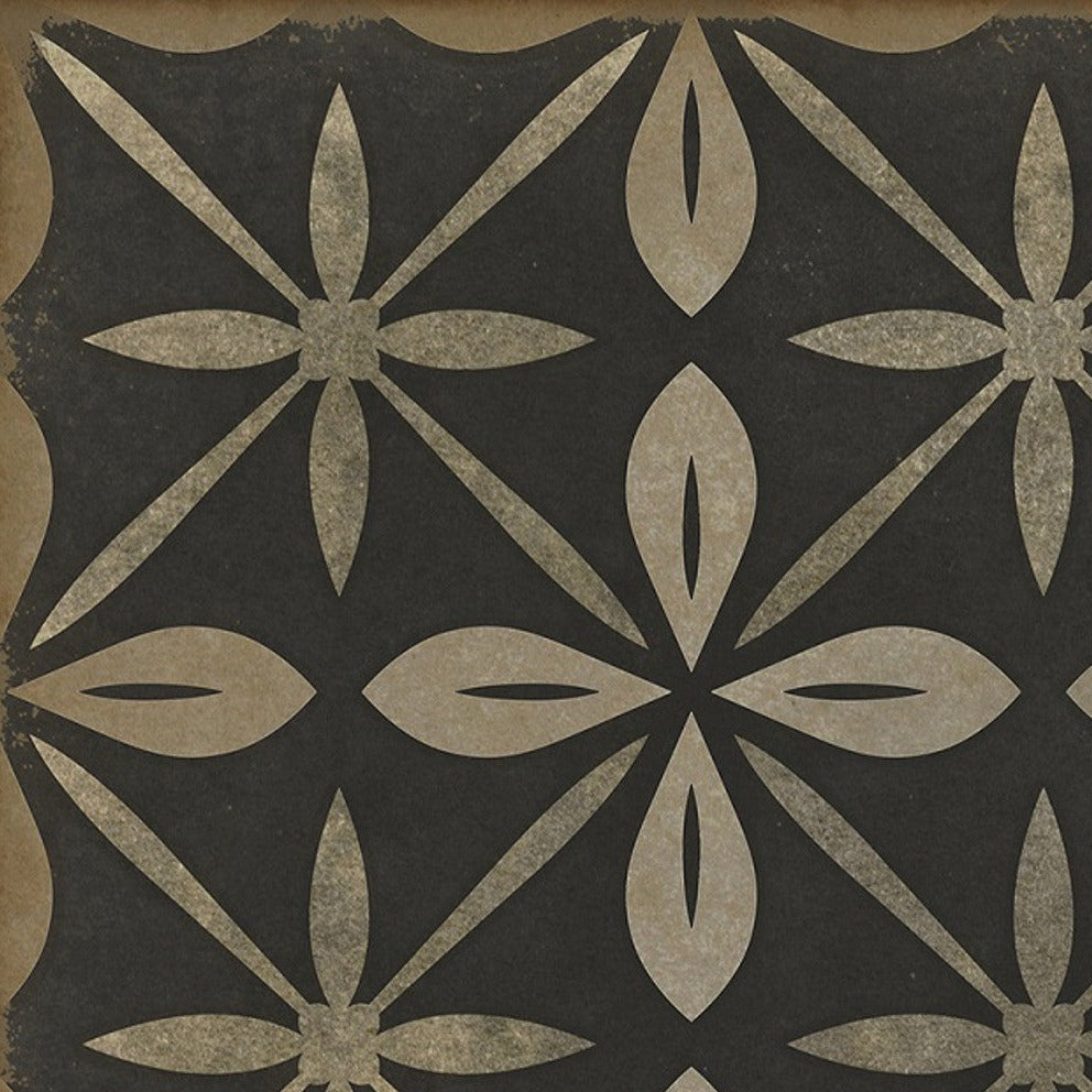 Pattern 81 the Transport Cafe Vinyl Floor Cloth