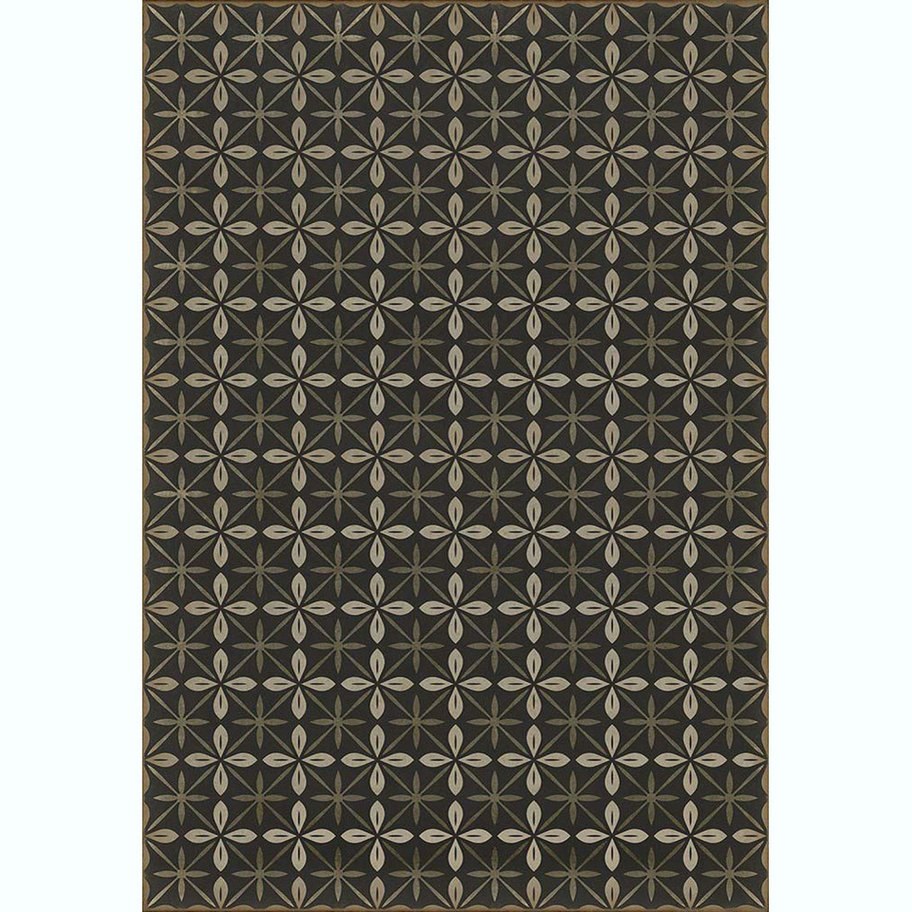 Pattern 81 the Transport Cafe Vinyl Floor Cloth