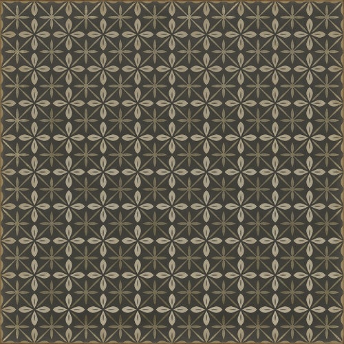 Pattern 81 the Transport Cafe Vinyl Floor Cloth
