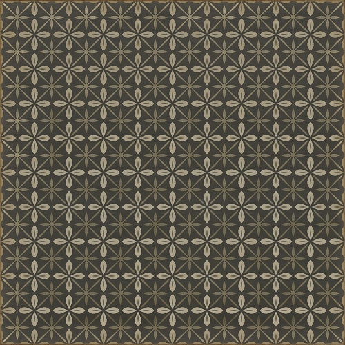 Pattern 81 the Transport Cafe Vinyl Floor Cloth