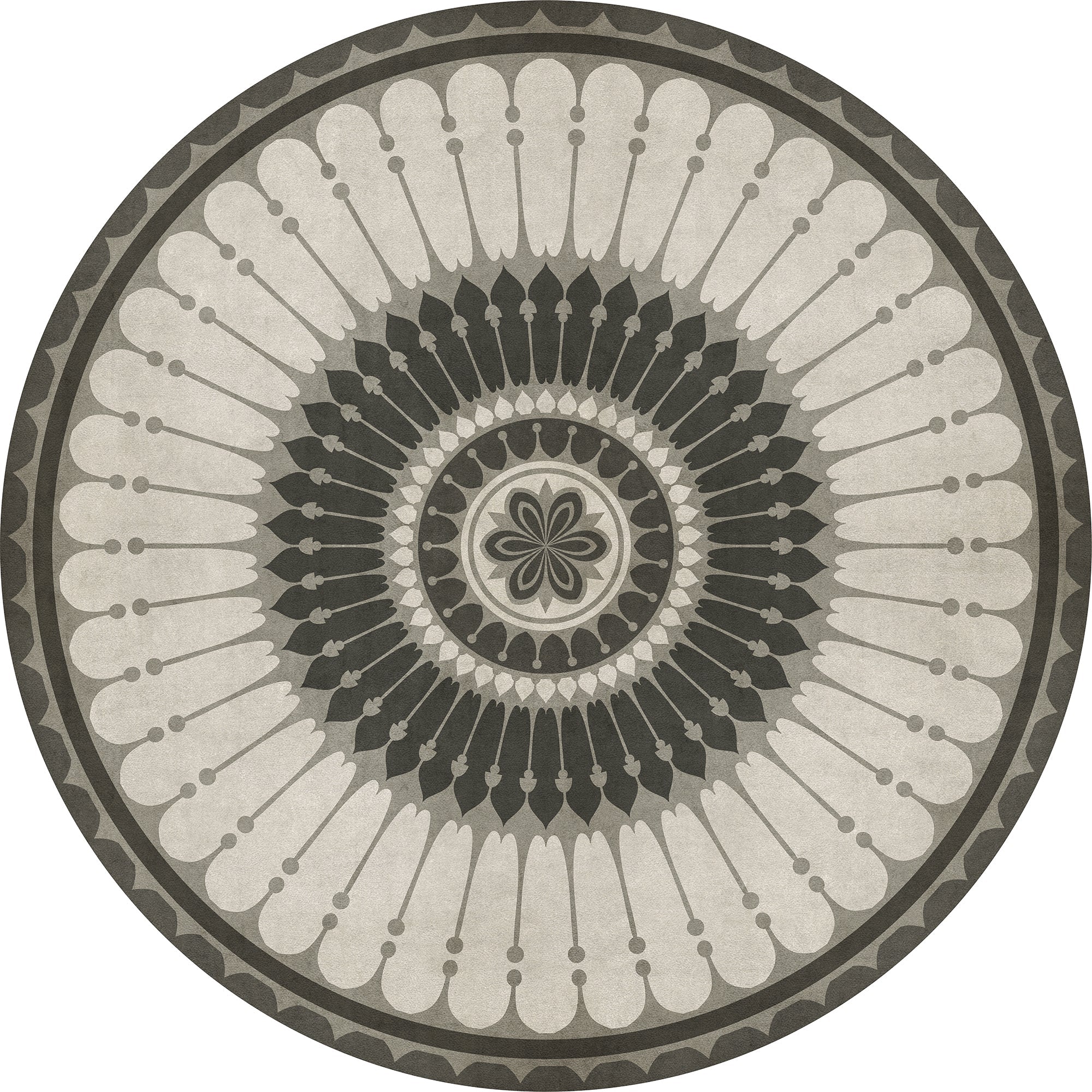 Pattern 83 Pirouette Vinyl Floor Cloth