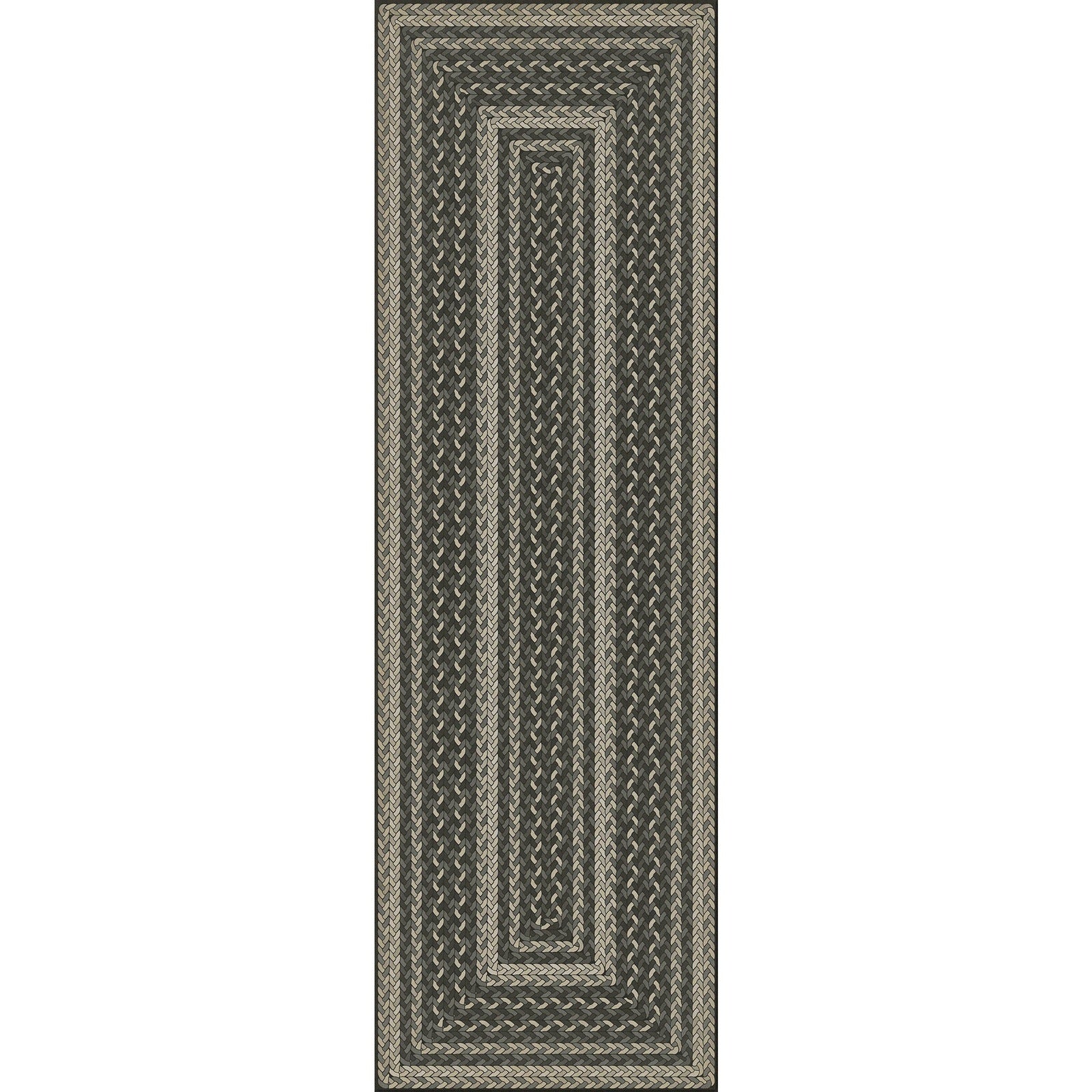 Pattern 85 Such A Cozy Room Braided Rectangle Vinyl Floor Cloth