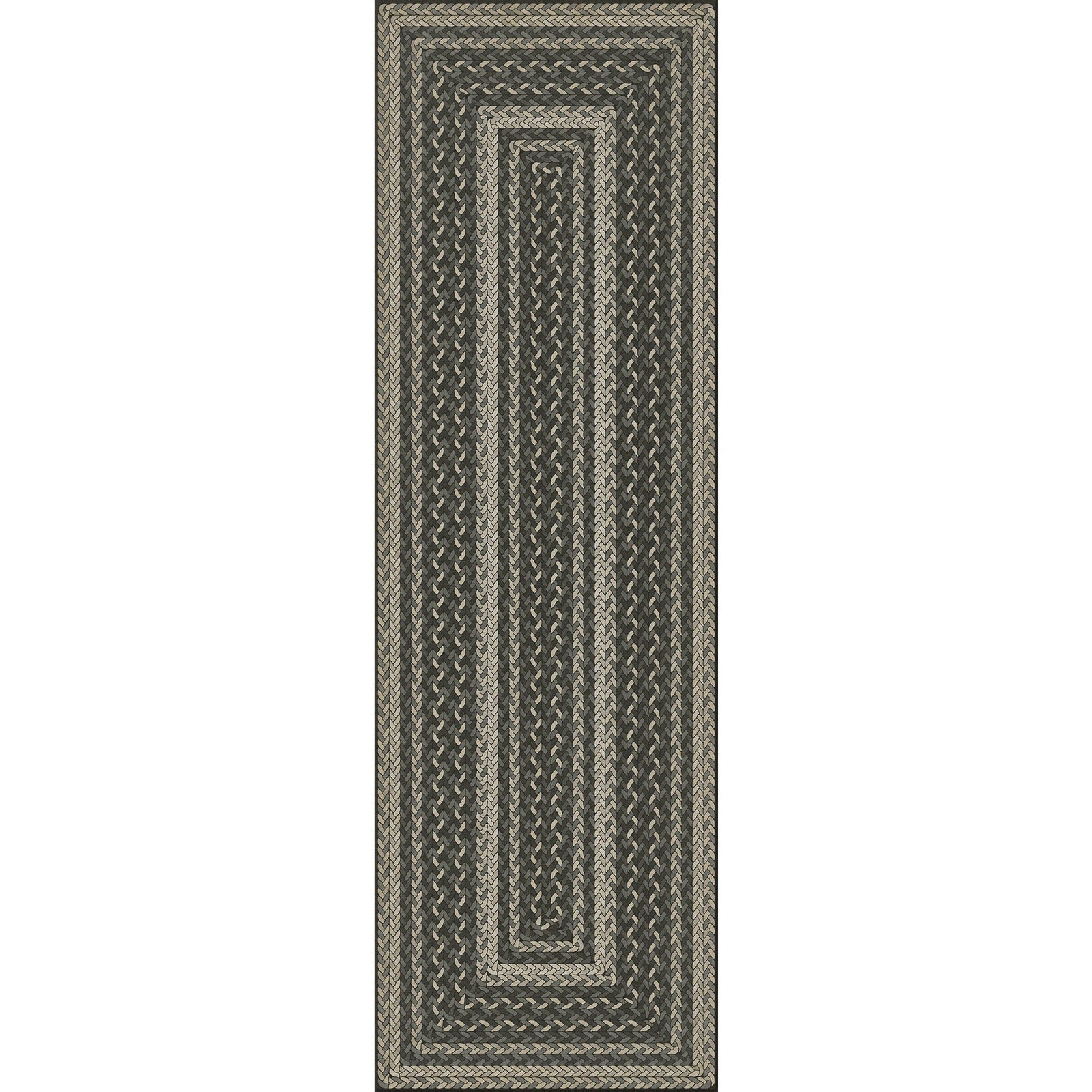 Pattern 85 Such A Cozy Room Braided Rectangle Vinyl Floor Cloth