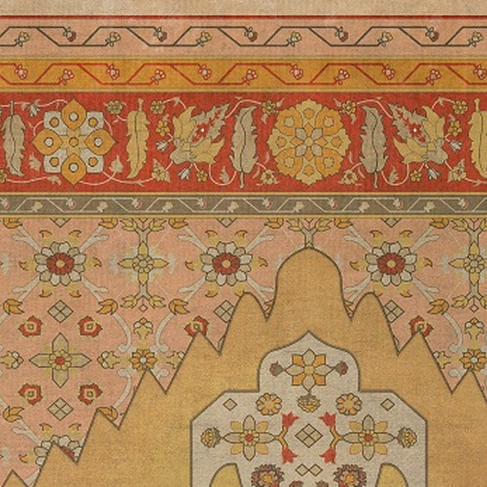 Persian Bazaar Agra Bishan Vinyl Floor Cloth