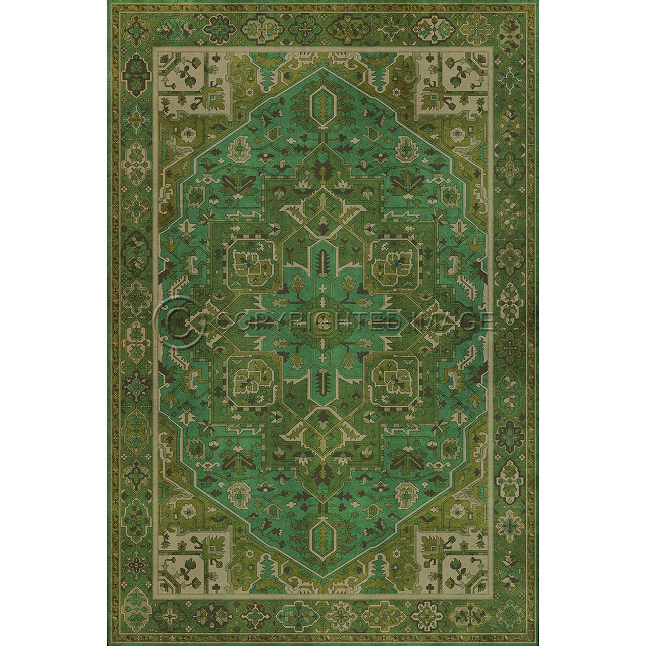 Persian Bazaar Camelot Avalon Vinyl Floor Cloth