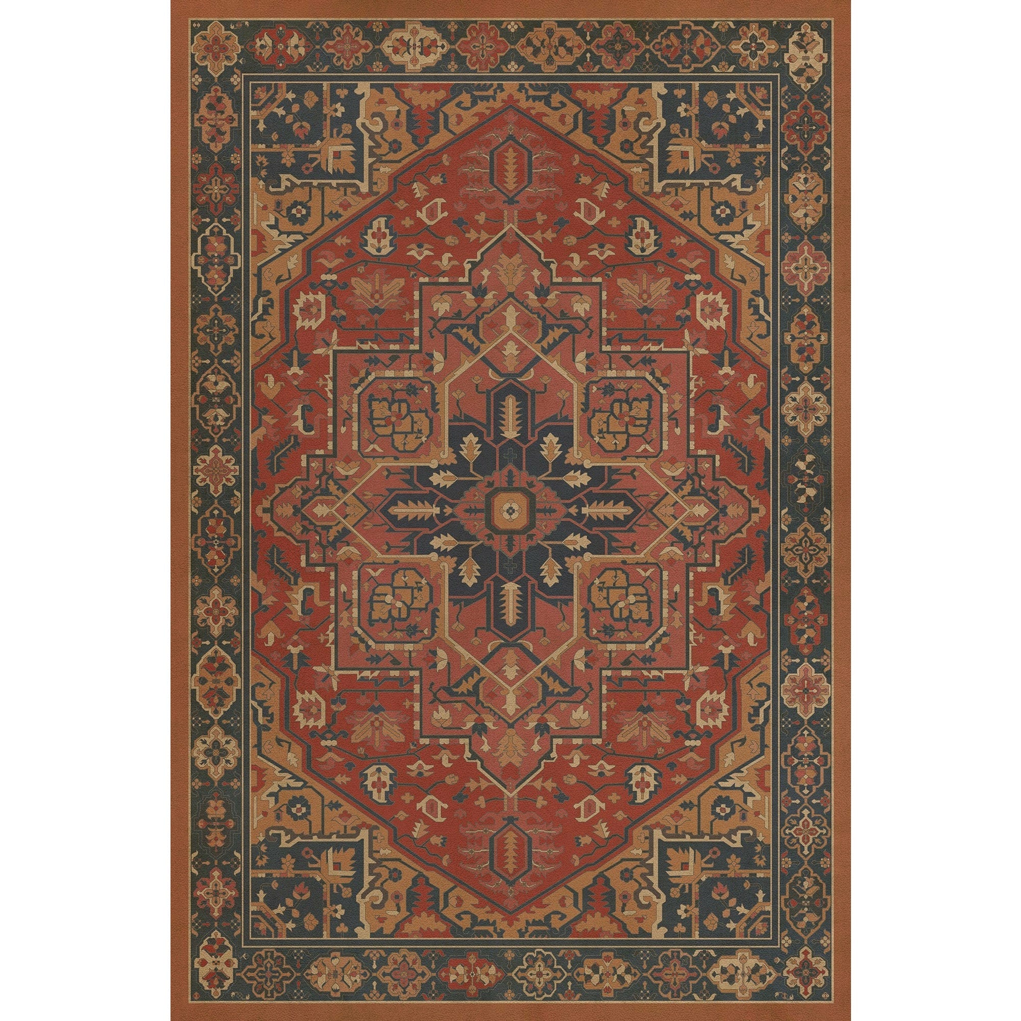 Persian Bazaar Camelot King Arthur Vinyl Floor Cloth