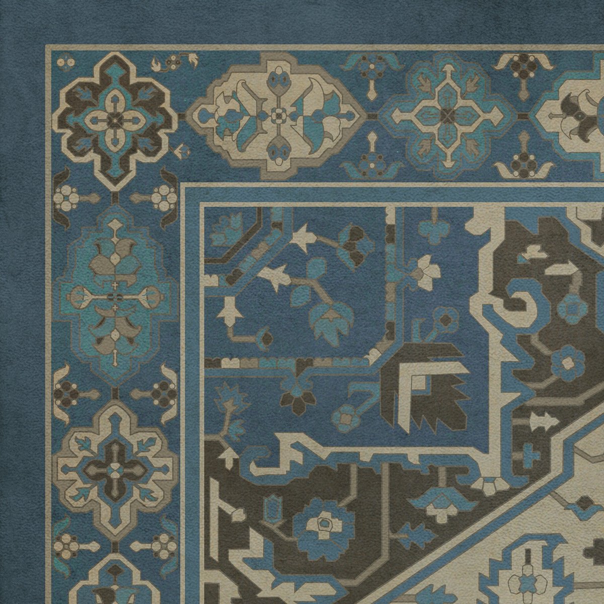 Persian Bazaar Camelot Lancelot Vinyl Floor Cloth