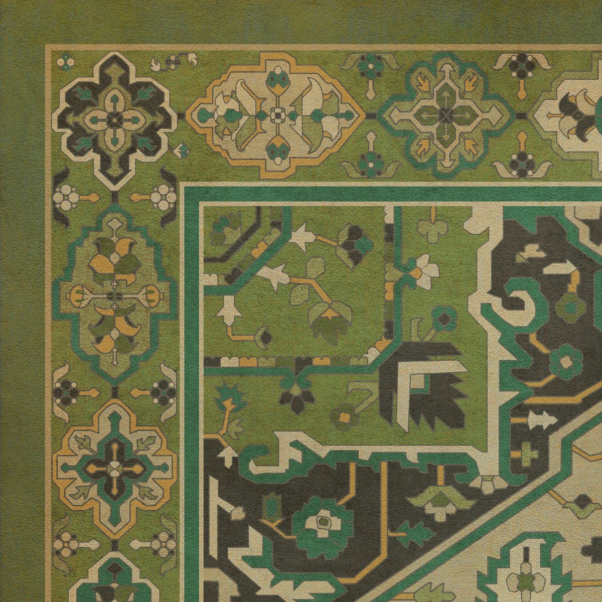Persian Bazaar Camelot Vinyl Floor Cloth
