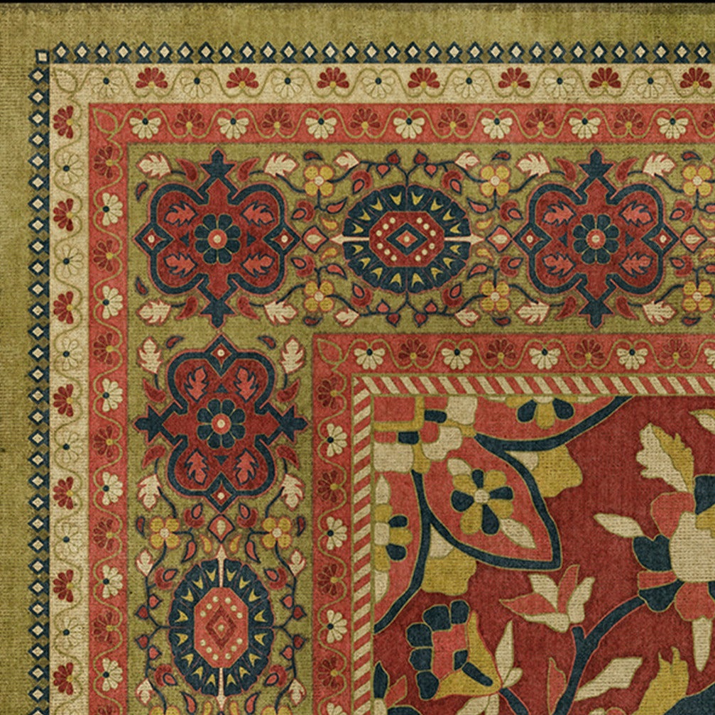 Persian Bazaar Farahan Mehr Vinyl Floor Cloth