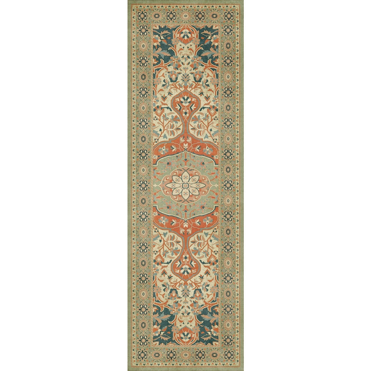 Persian Bazaar Farahan Roya Vinyl Floor Cloth