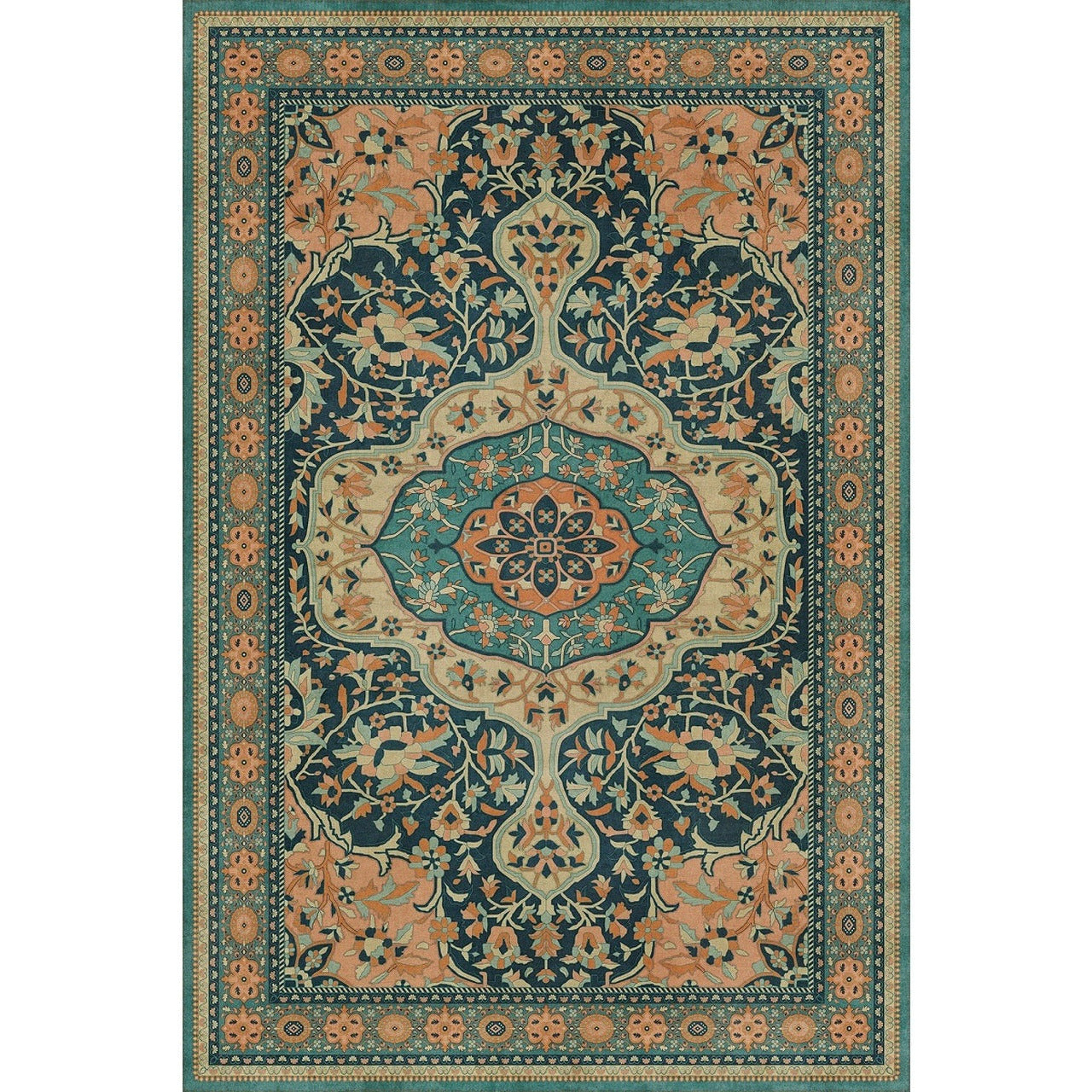 Persian Bazaar Farahan Ziba Vinyl Floor Cloth