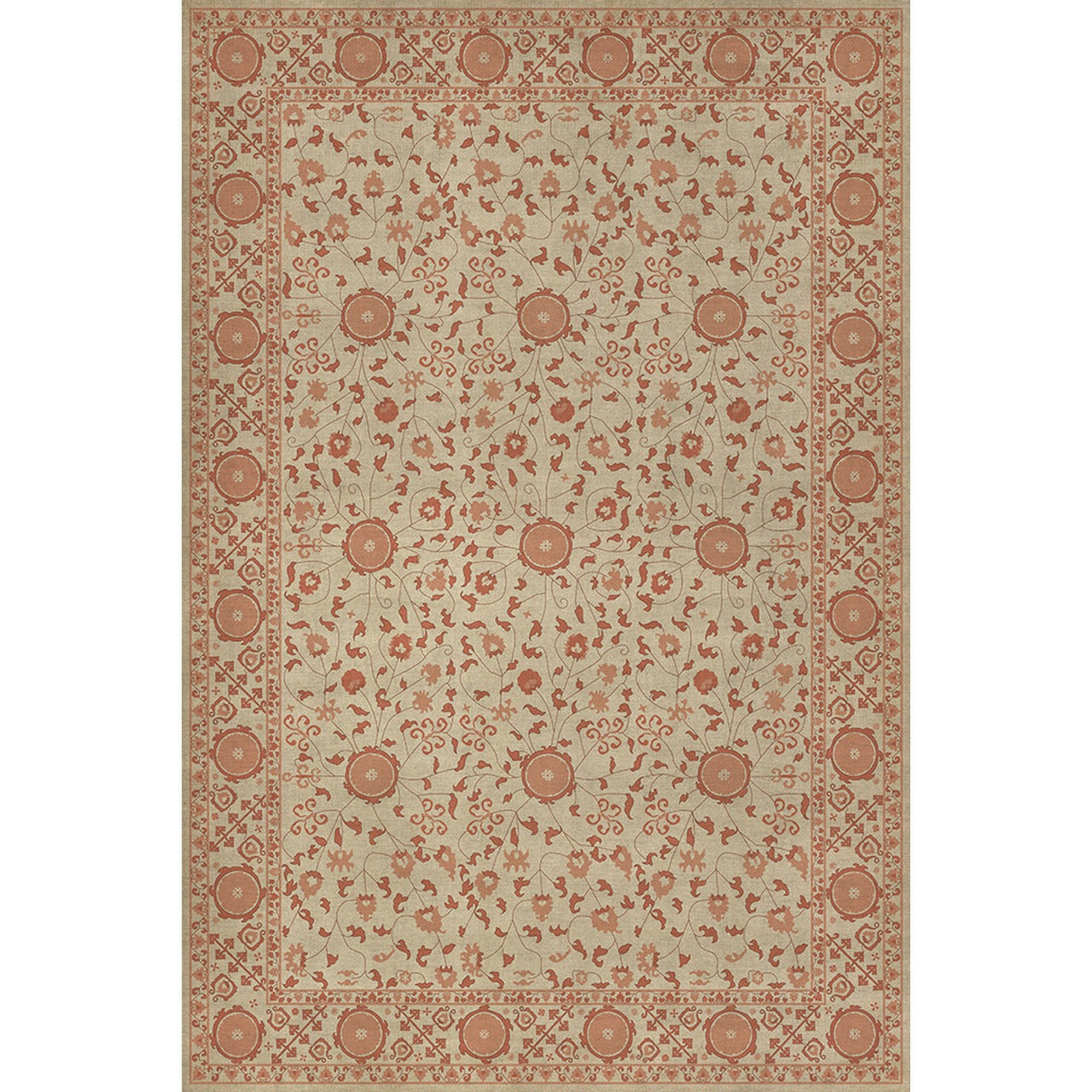 Persian Bazaar Samarkand Gazal Vinyl Floor Cloth