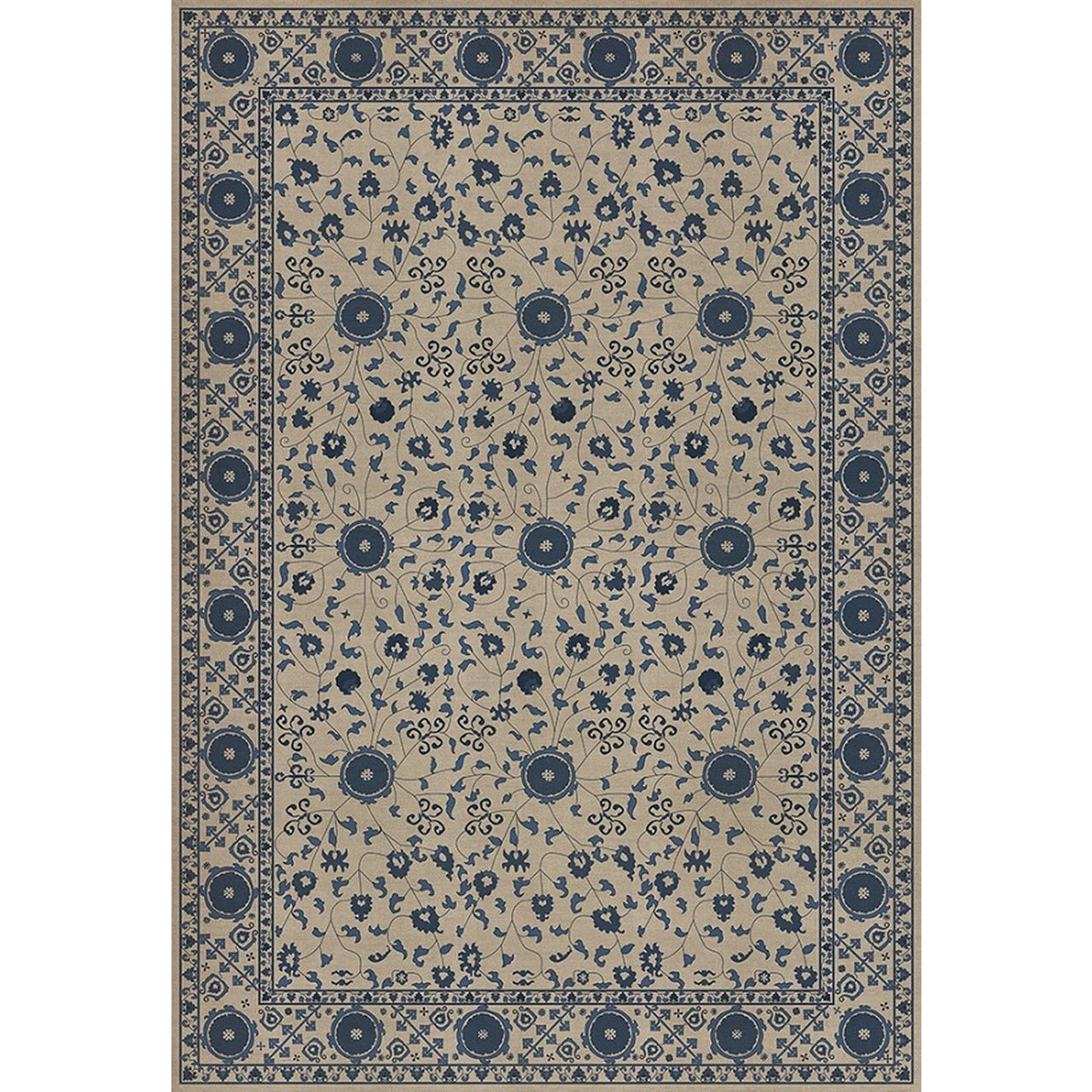 Persian Bazaar Samarkand Okean Vinyl Floor Cloth