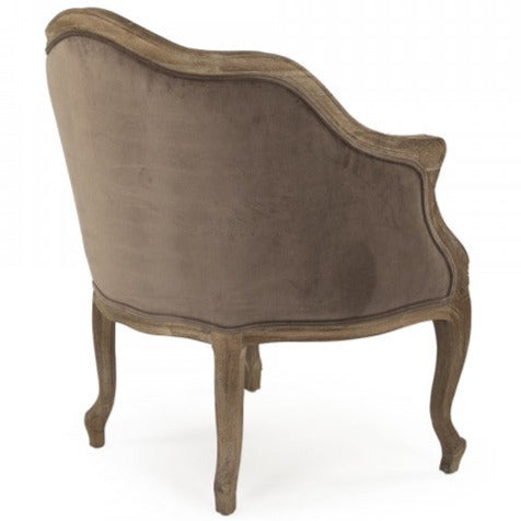 Pierre Velvet Club Chair