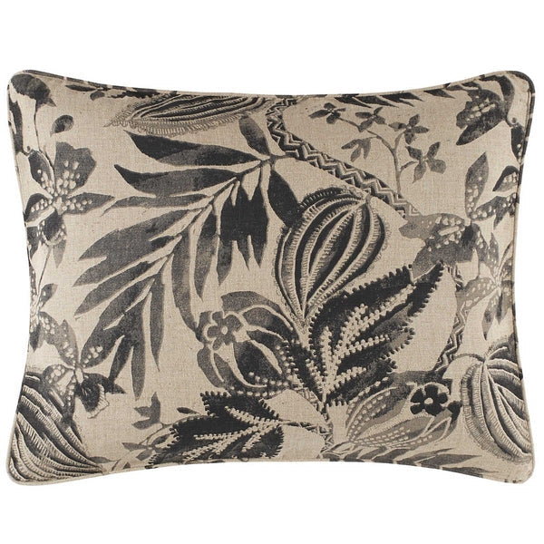 Pine Cone Hill Antigua Black Linen Sham