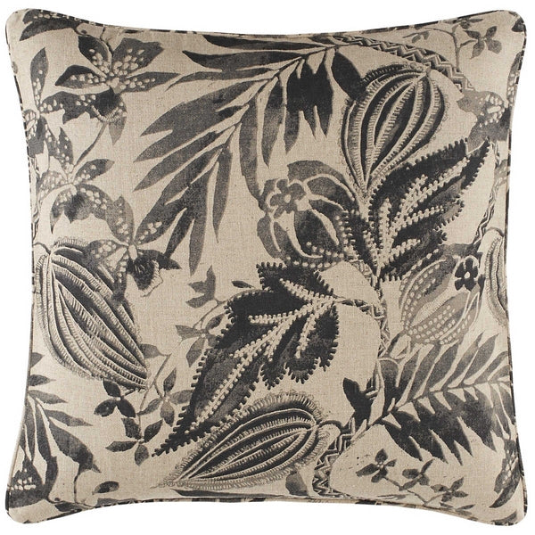Pine Cone Hill Antigua Black Linen Sham