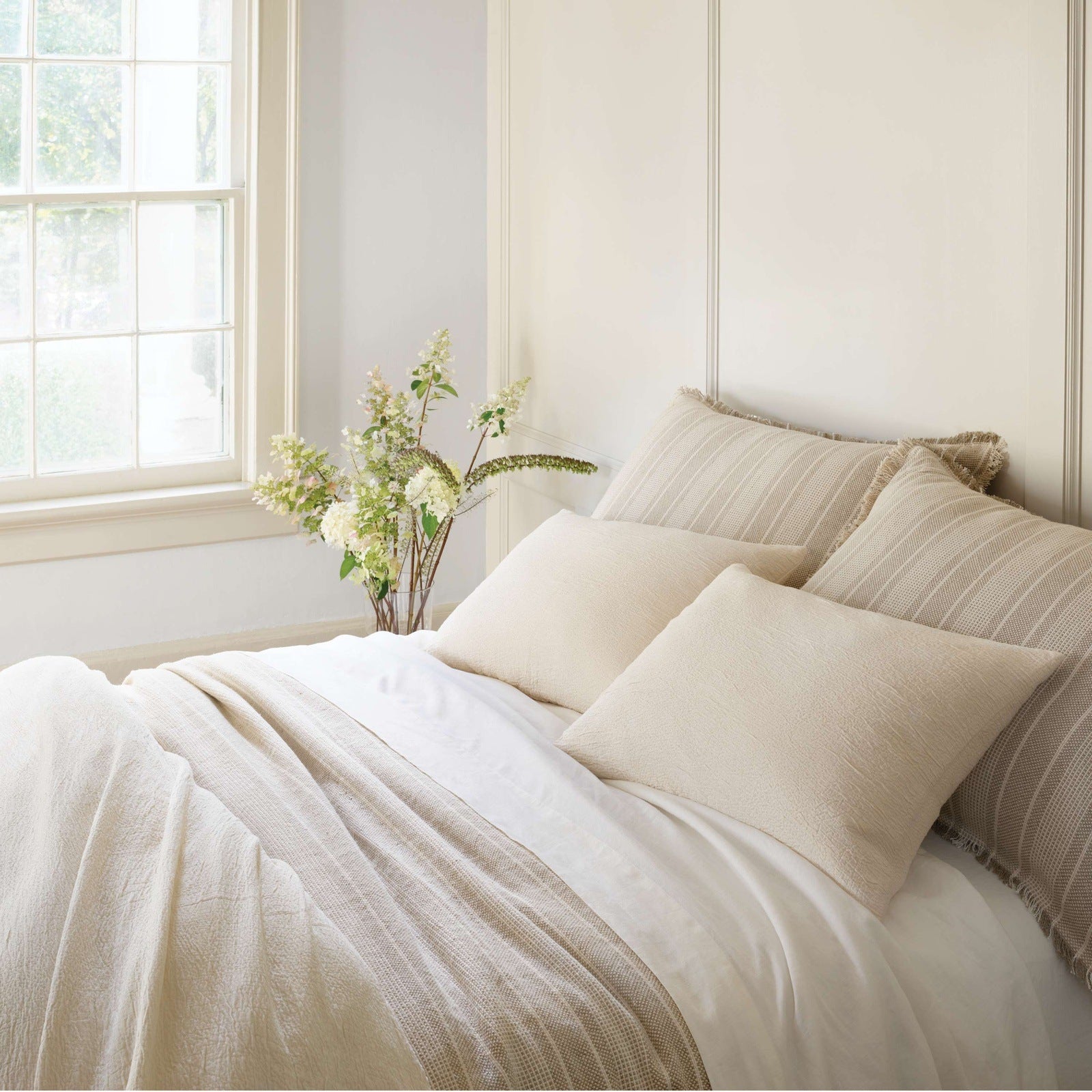 Pine Cone Hill Capitola Ivory Sham