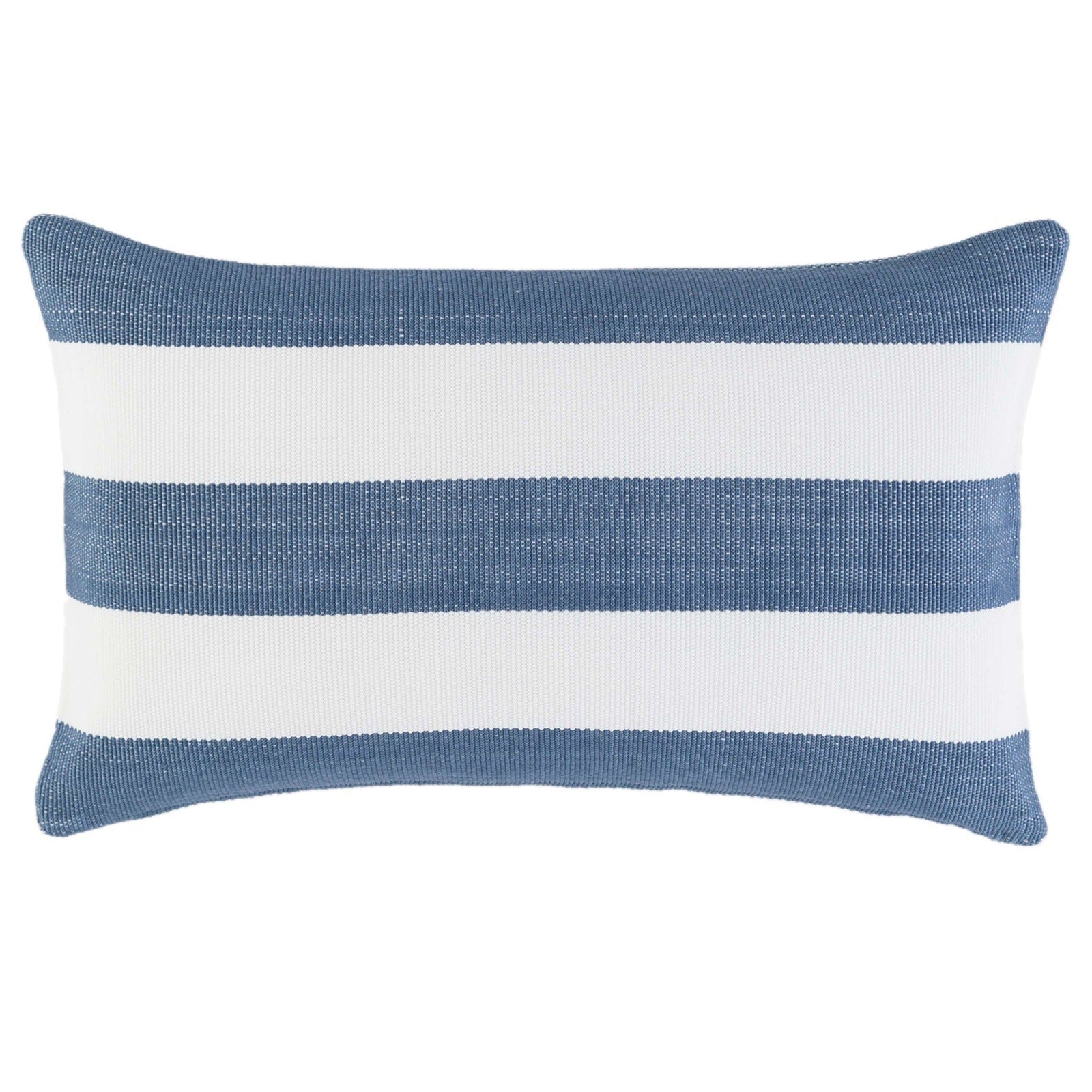 Pine Cone Hill Catamaran Stripe Denim Indoor/Outdoor Pillow
