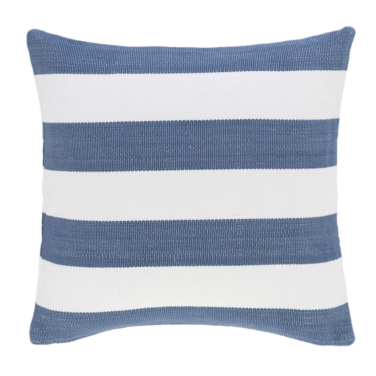 Pine Cone Hill Catamaran Stripe Denim Indoor/Outdoor Pillow