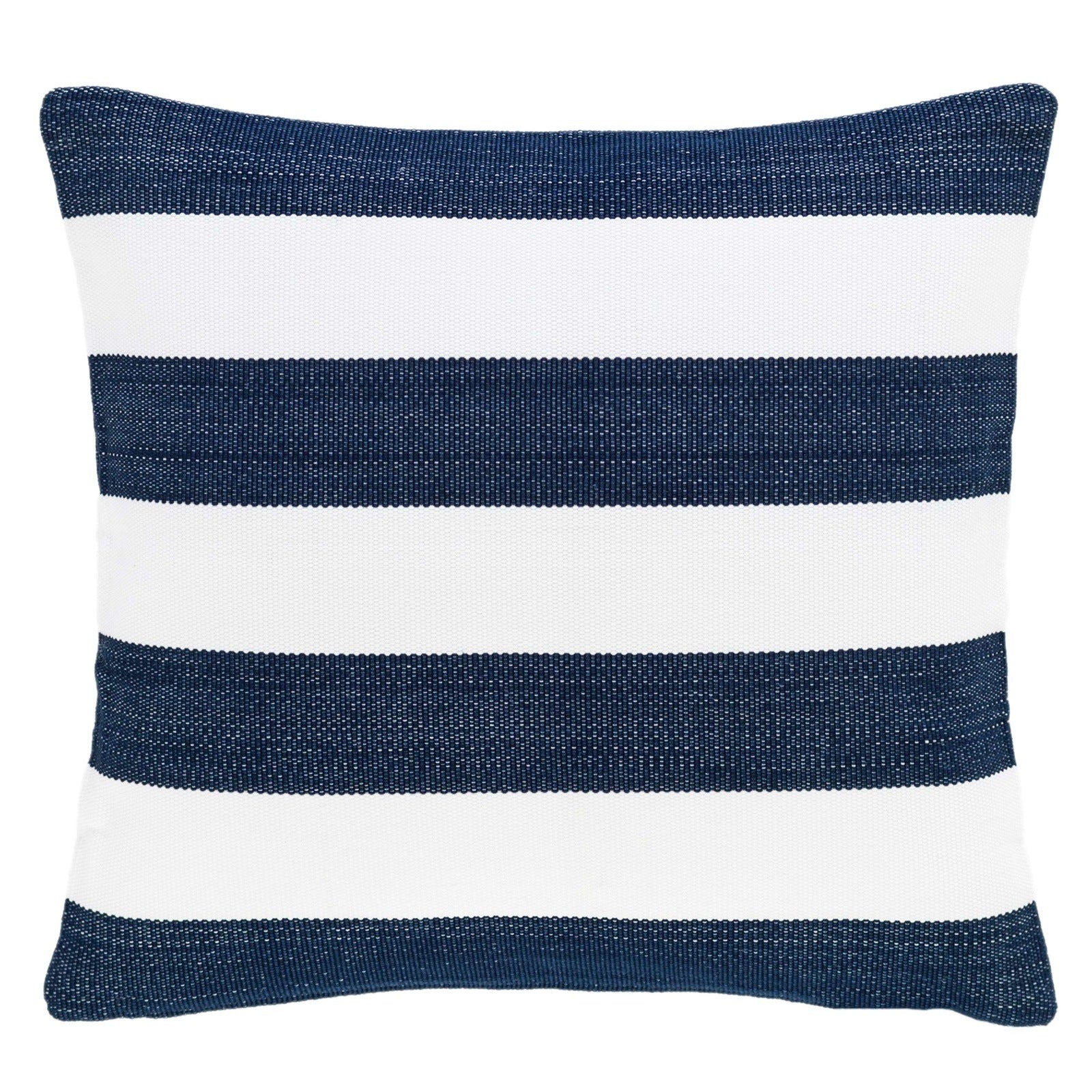 Pine Cone Hill Catamaran Stripe Navy Indoor/Outdoor Pillow