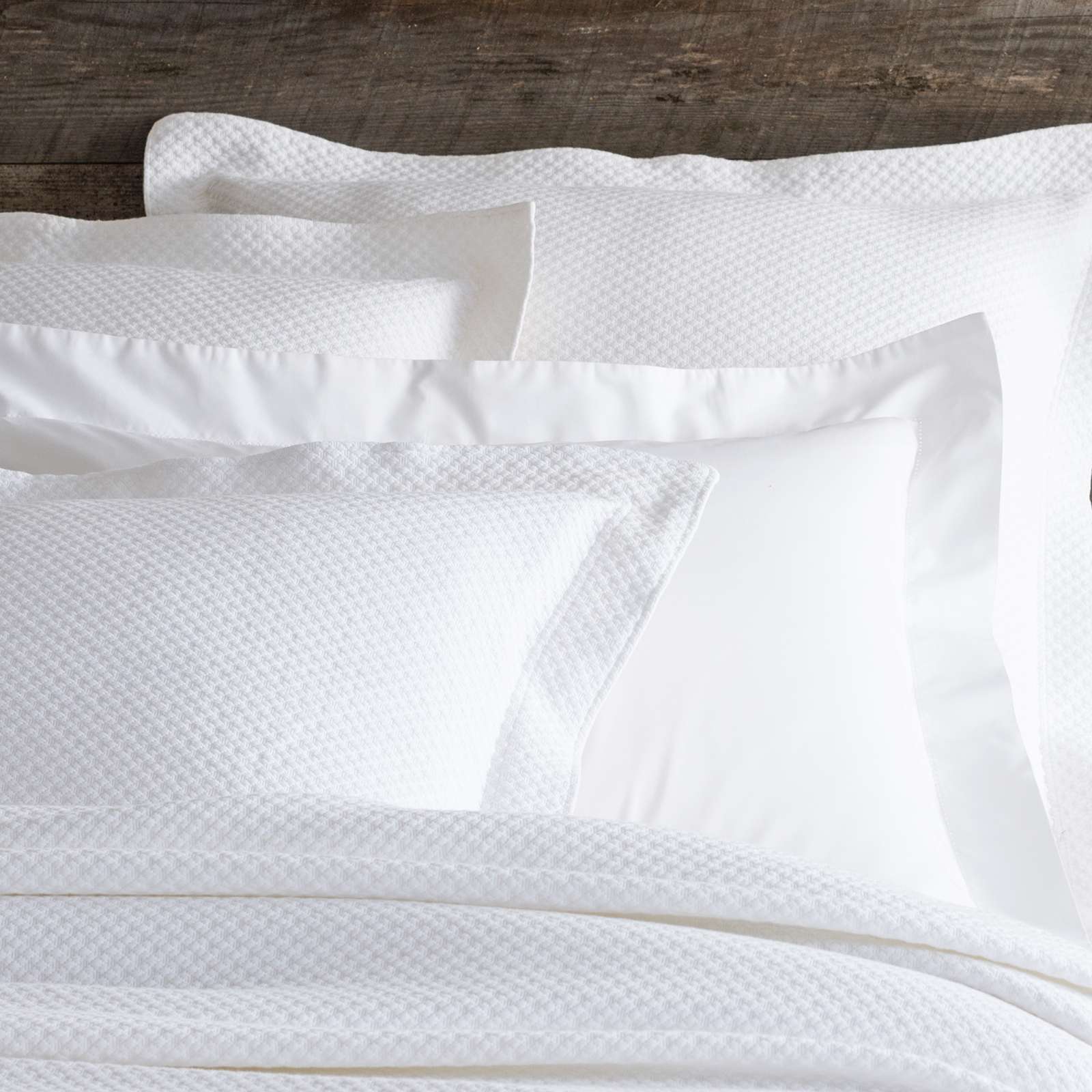 Pine Cone Hill Classic Hemstitch White Sham