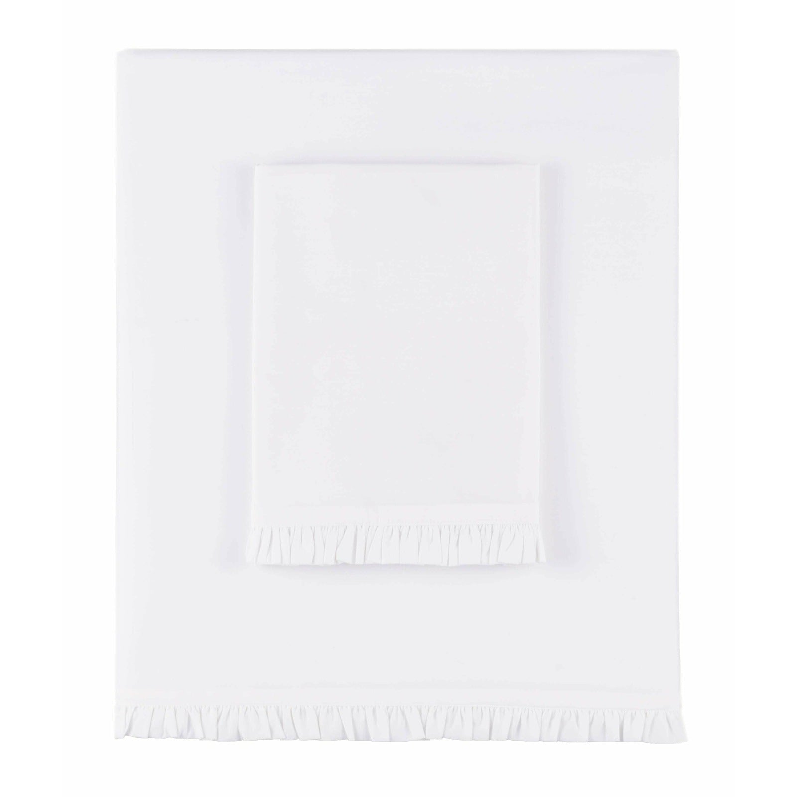 Pine Cone Hill Classic Ruffle White Sheet Set
