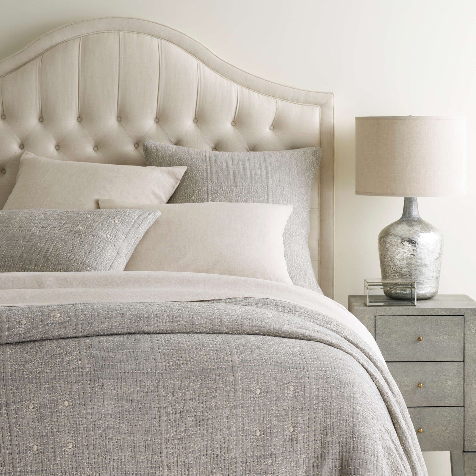 Pine Cone Hill Elsa Grey Sham