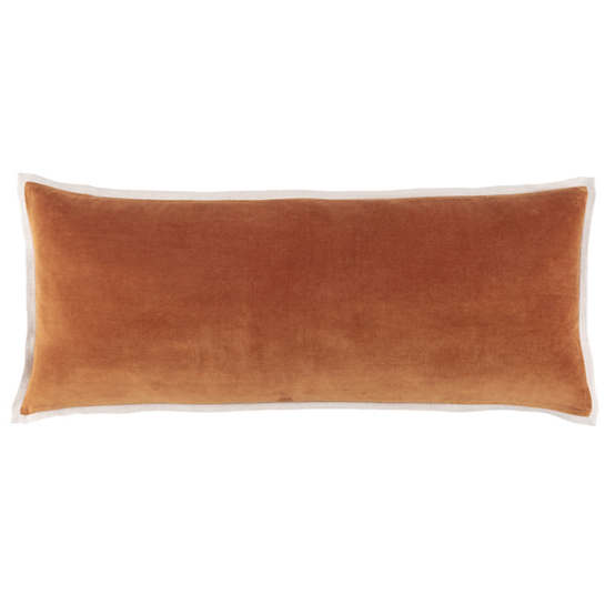 Pine Cone Hill Gehry Velvet/Linen Caramel Decorative Pillow