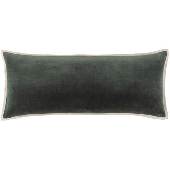 Pine Cone Hill Gehry Velvet/Linen Everglade Decorative Pillow